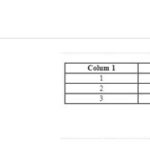 Image showing the imported Microsoft Word Table displayed in Blackboard Ultra as HTML content