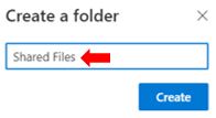 Image showing naming a folder
