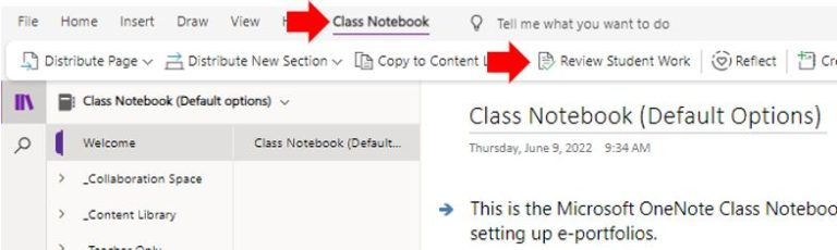 Making Clean Class Notes With Onenote Microsoft OneNote: Creating and assessing student work β E-learning ...