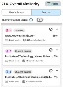 Turnitin: Understanding the contents of a Similarity report – E ...